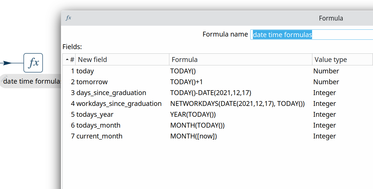 Formula transform