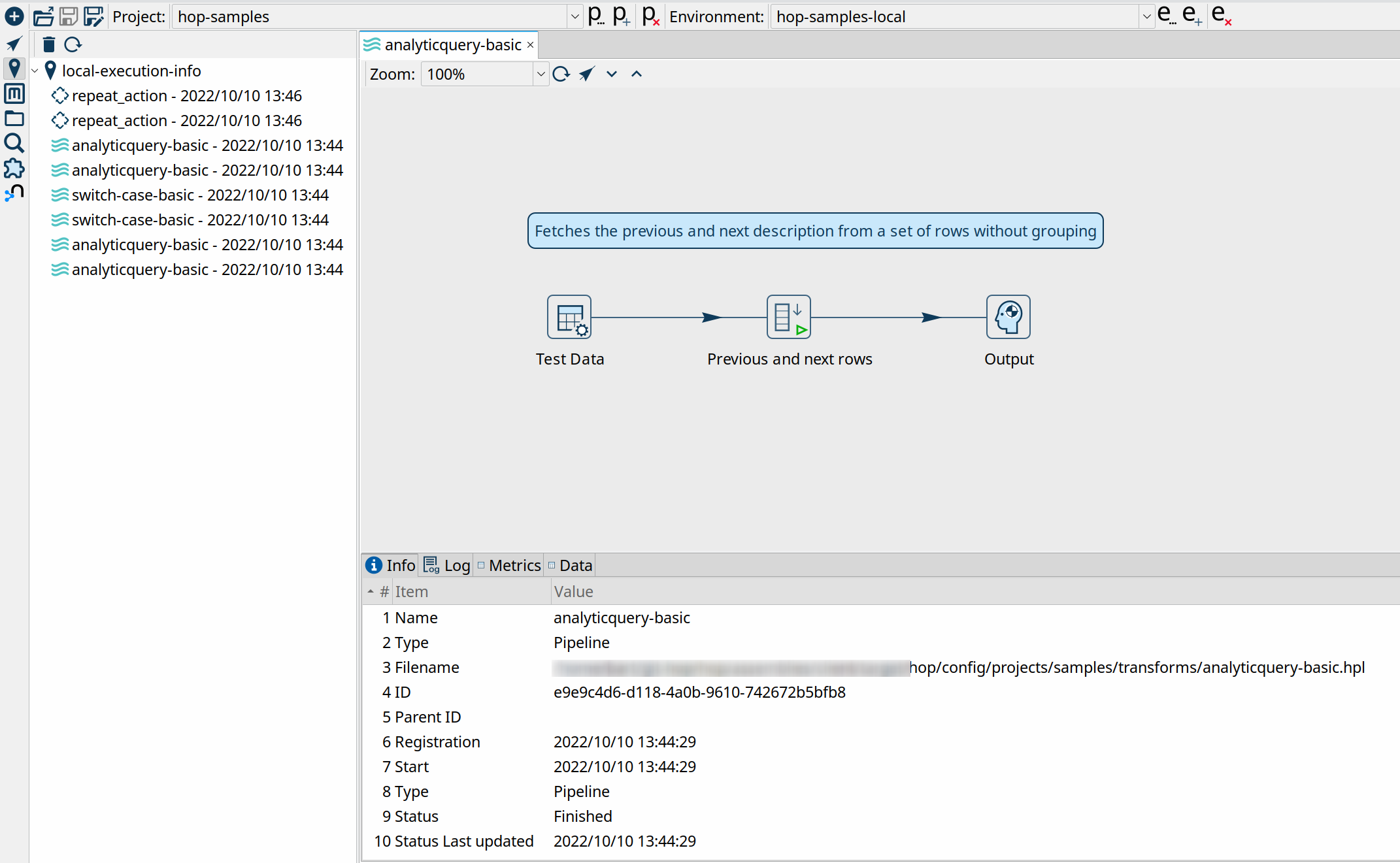 Execution Information Perspective