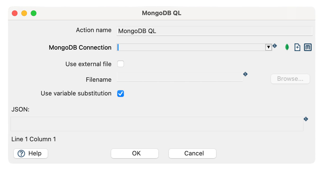 MongoDB Query Language Action