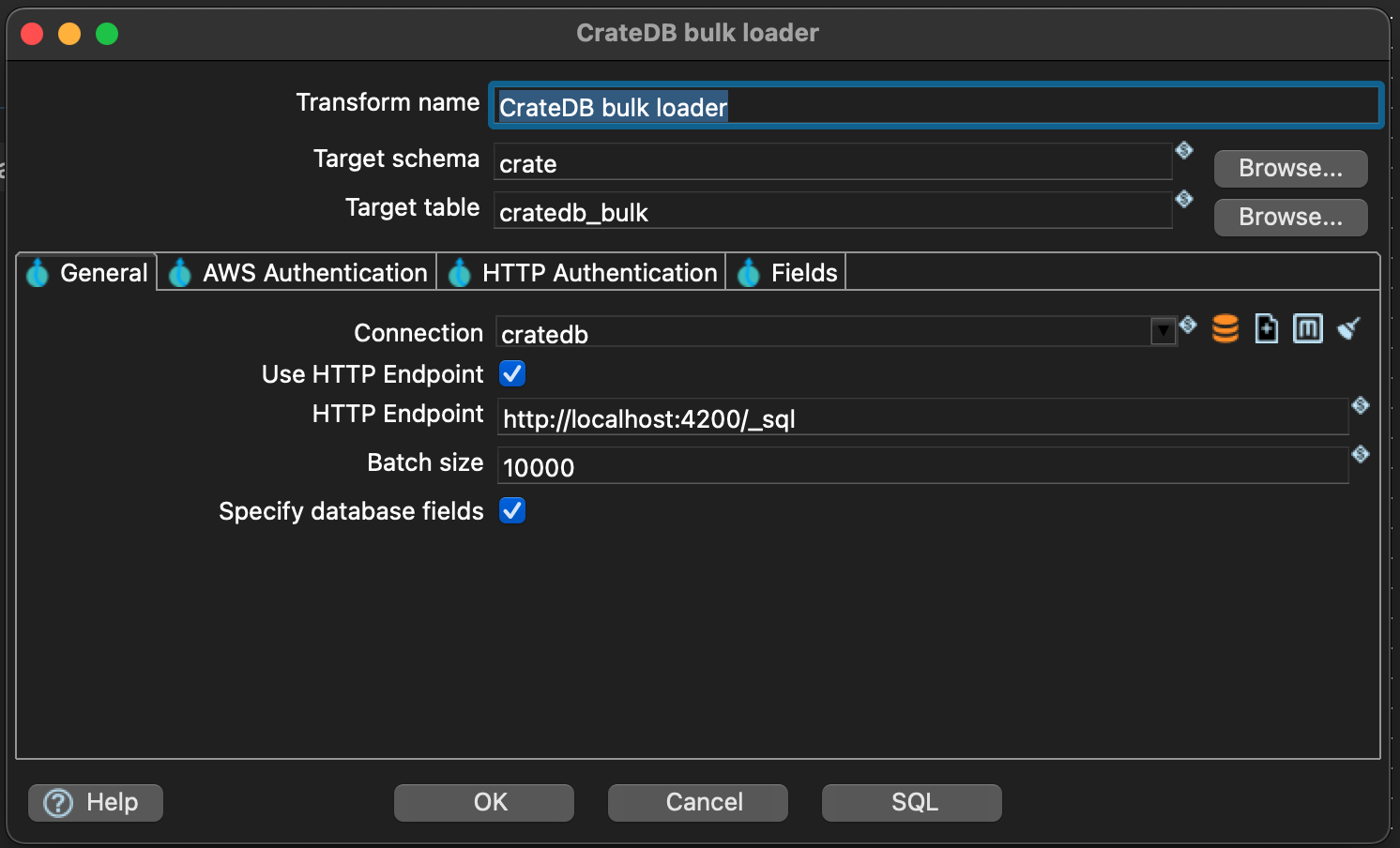 CrateDB Bulk Loader