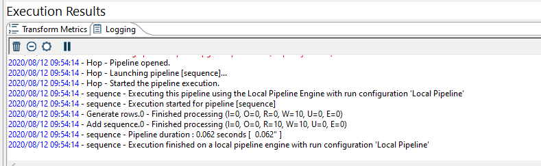 Logging pipeline