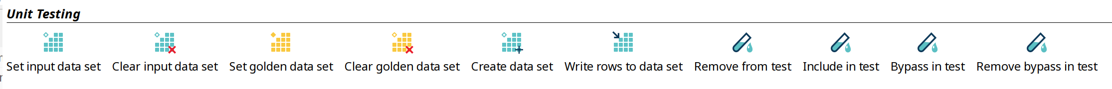 Pipeline Unit Testing - Data Sets