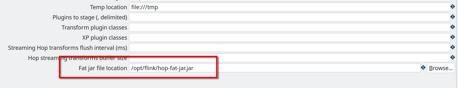 Apache Beam - Flink run configuration